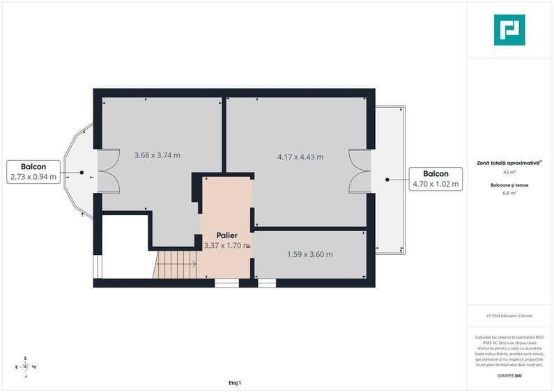 Duplex spatios 102 mp utili, teren 350mp in Covaci - 2