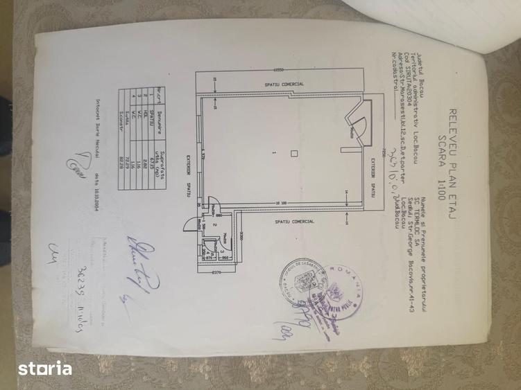 Spațiu comercial, de 72 mp, în Central