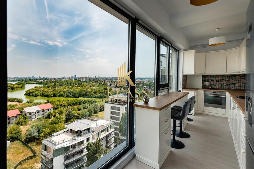 Apartament cu 2 camere semidecomandat, mobilat în Sisești