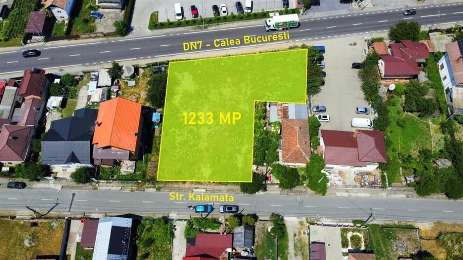 Teren construcție, în Goranu