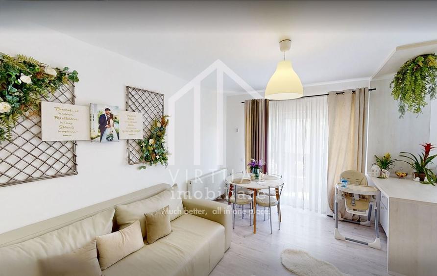 Apartament cu 2 camere semidecomandat, mobilat în Șelimbăr