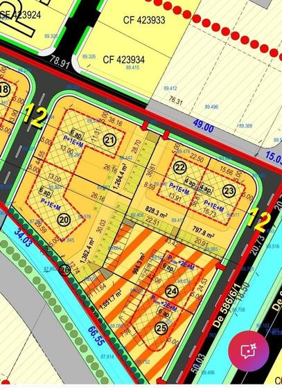 Teren Construcții intravilan de 1362 mp, în Moșnița Nouă