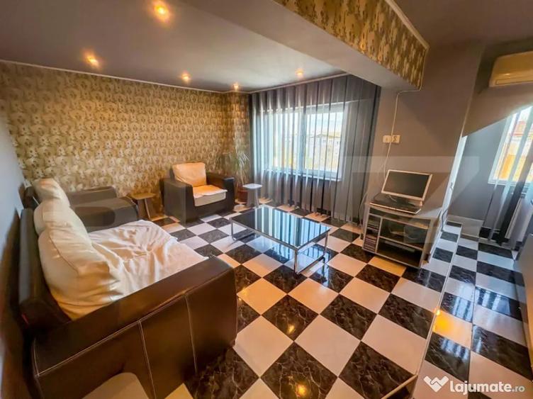 Apartament cu 2 camere decomandat, mobilat în Decebal