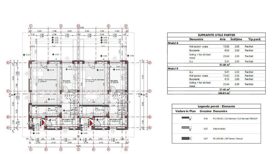 Casă cu 4 camere cu Teren 229 Mp în Cug