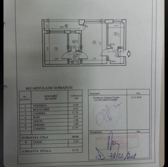Apartament cu 2 camere, mobilat în Iancului
