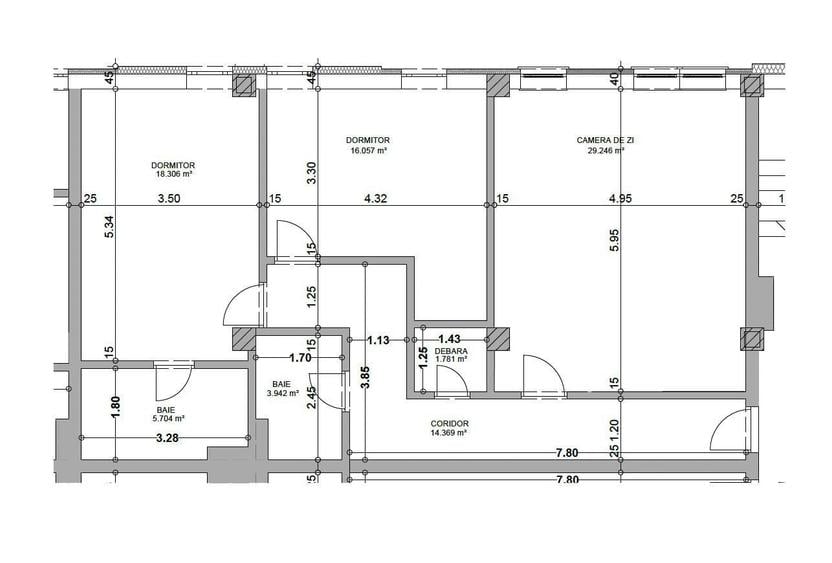 Apartament cu 3 camere decomandat în Ultracentral