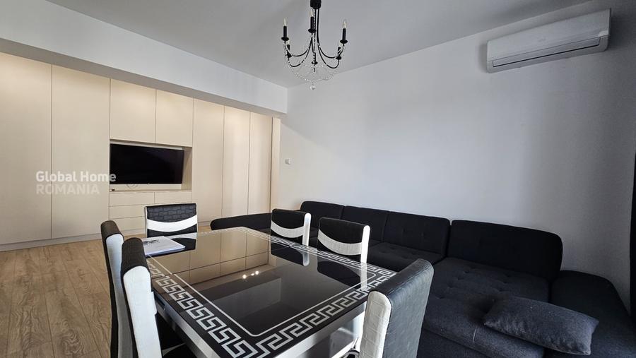 Apartament cu 3 camere semidecomandat, mobilat în Pipera