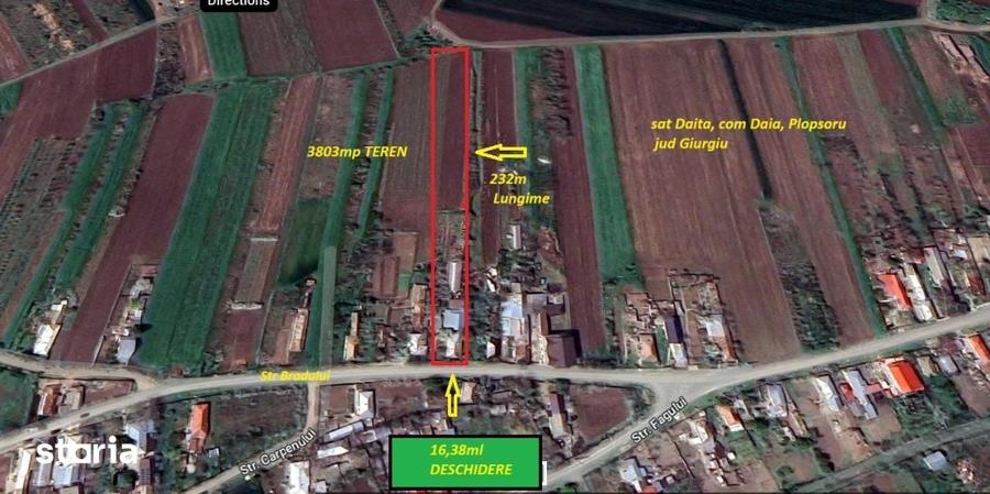 Casă cu 4 camere cu Teren 3800 Mp în Daia