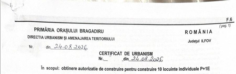 Teren Construcții intravilan de 3808 mp, în Central