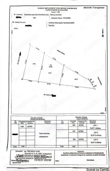 Teren de 1187 mp, în Exterior Vest