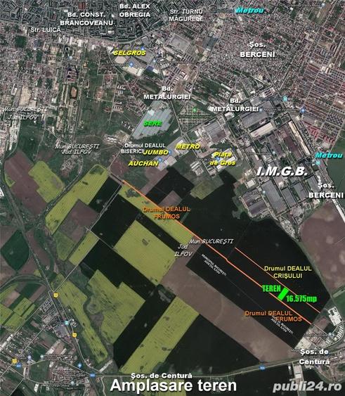 Teren de 16575 mp, în Metalurgiei