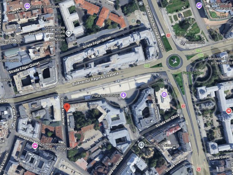 Piata Universitatii (Str. Academiei), 3 min. Metrou, garsoniera, centrala - 1