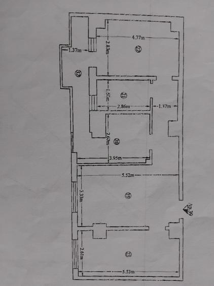 Apartament cu 3 camere decomandat, mobilat în Tătărași