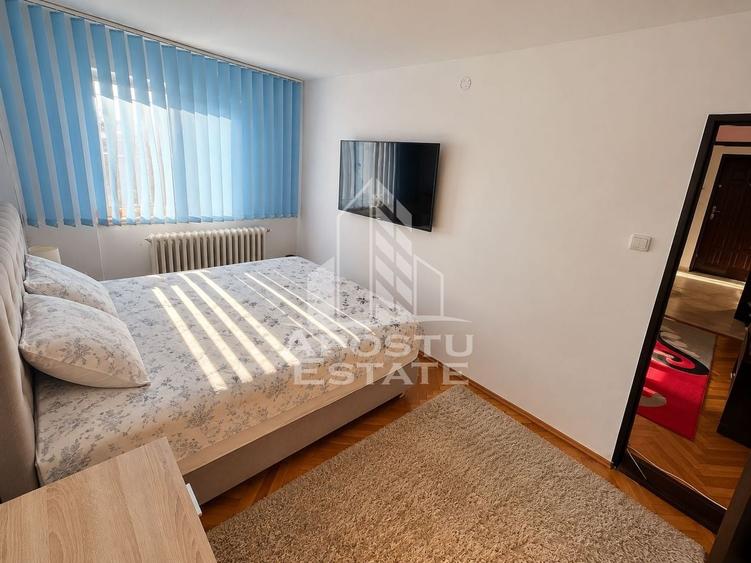Apartament cu 2 camere semidecomandat, mobilat în Șagului