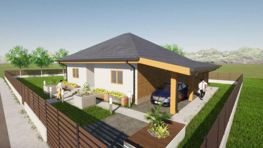 Casă individuală cu 4 camere cu Teren 725 Mp în Exterior Nord