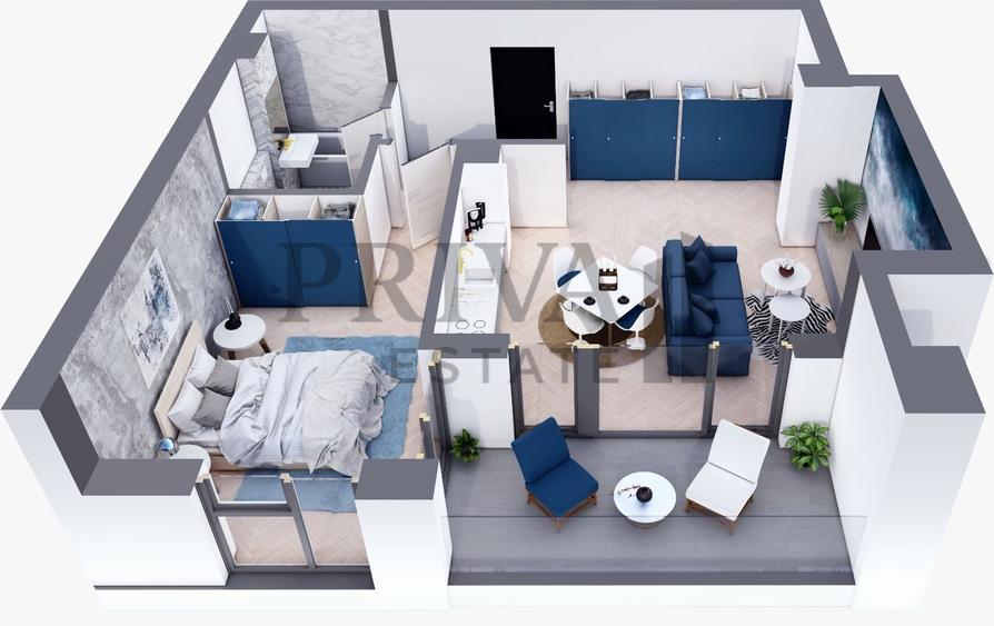 Apartament 2 camere, parcare subterana, Nord One Business Center - 19