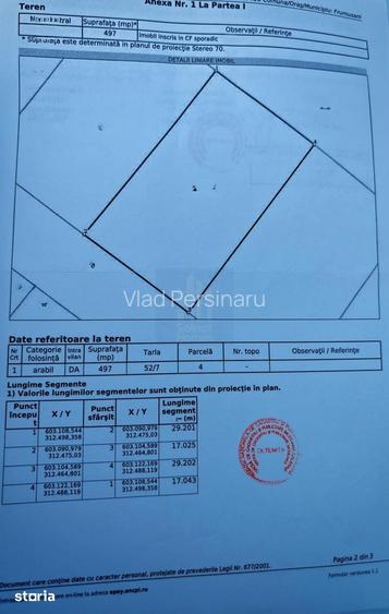 Teren Intravilan 497mp de Vanzare Padurisu *Calarasi*