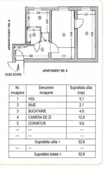 Apartament cu 2 camere semidecomandat în Unirii Sud