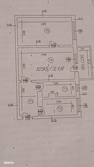 Apartament cu 2 camere în Fălticeni