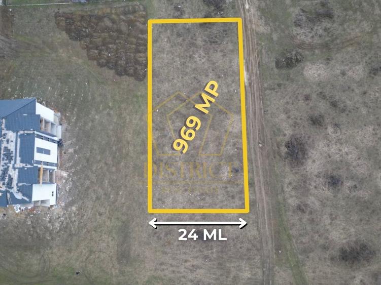 Teren Construcții intravilan de 969 mp, în Giroc