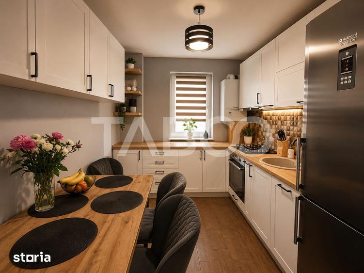 Apartament cu 3 camere decomandat, mobilat în Turnișor
