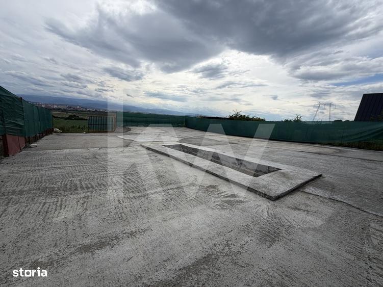 Teren betonat 382 mp cu groapa de vizitare de inchiriat - 3