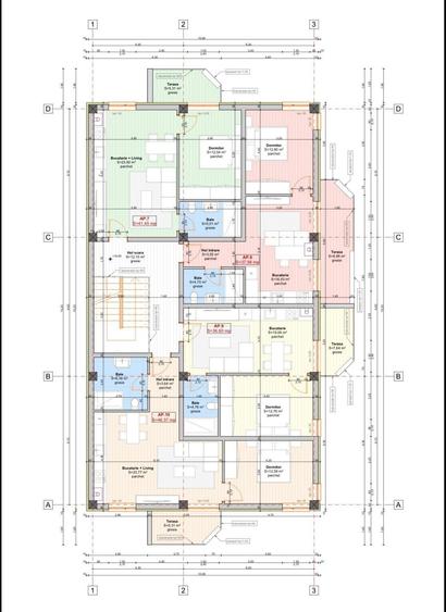 Apartament cu 2 camere în Moșnița Nouă