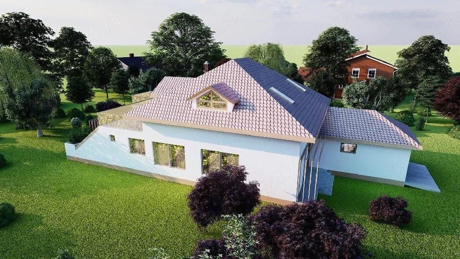 Casă cu 4 camere cu Teren 450 Mp în Moara Vlăsiei