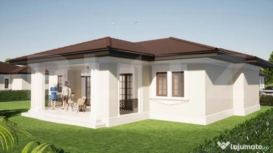 Casă cu 3 camere cu Teren 500 Mp în Central