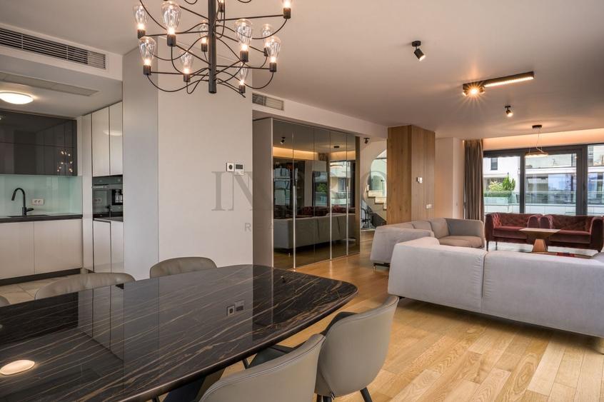 Apartament cu 4 camere, mobilat în Herăstrău