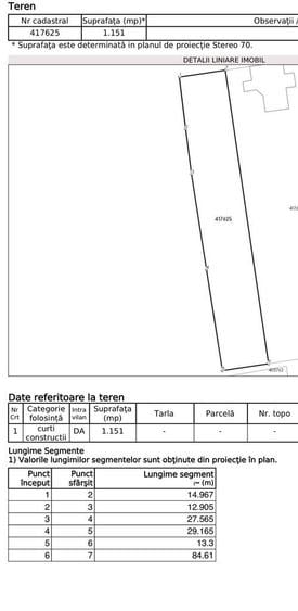 Teren intravilan Izvin 1.150 mp utilita?i la poarta, asfalt - 1