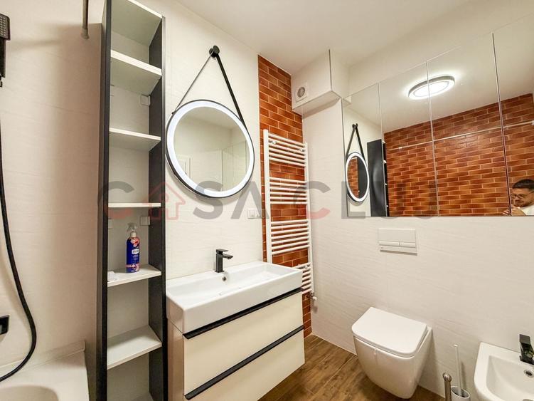 Apartament cu 3 camere semidecomandat, mobilat în Borhanci