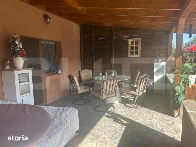 Casă cu 2 camere cu Piscina în Chinteni
