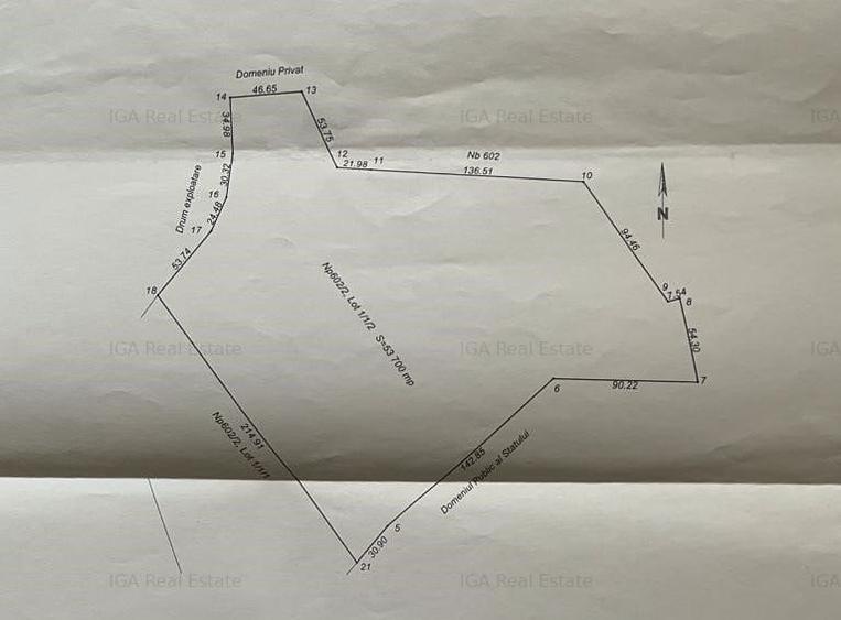 Teren Construcții intravilan de 53700 mp, în Corbu