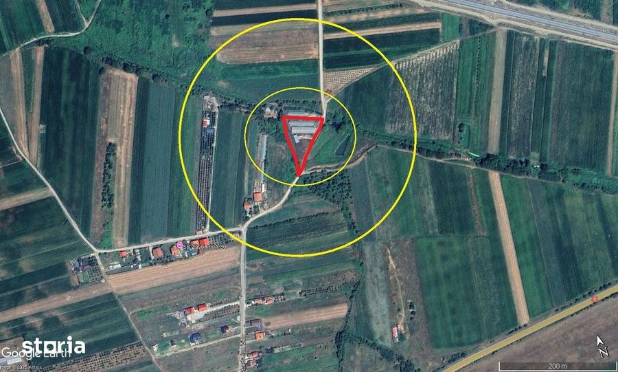 Teren de 2600 mp, în Vețel