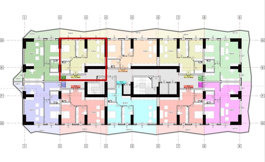 Apartament cu 2 camere în Central