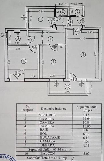 Apartament cu 3 camere decomandat, mobilat în Nicolae Grigorescu
