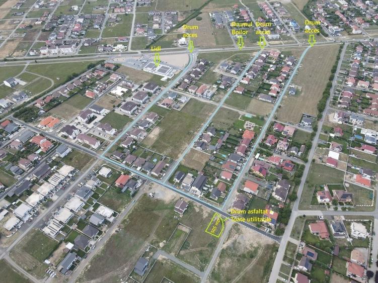 Teren Construcții intravilan de 505 mp, în Moșnița Nouă