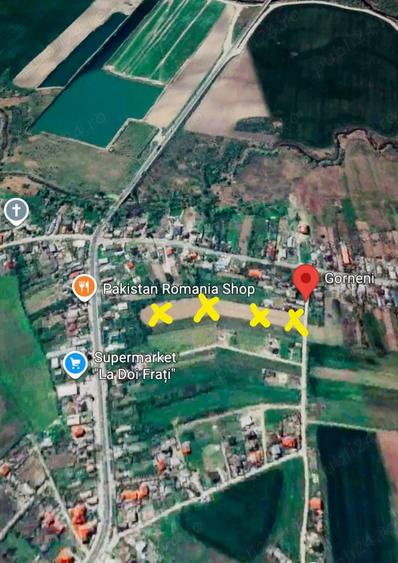 Teren de 9000 mp, în Gorneni