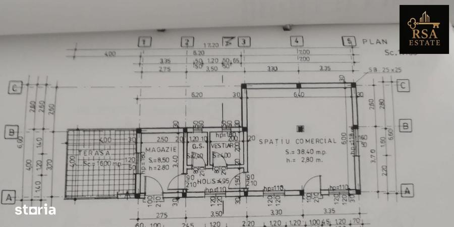 Spațiu comercial, de 110 mp, în Central