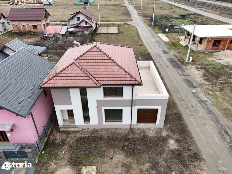 Casa noua din 2025 semifinisata, Curtici cartier nou, teren 500 mp - 16