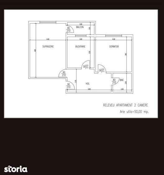 Apartament cu 2 camere în Central