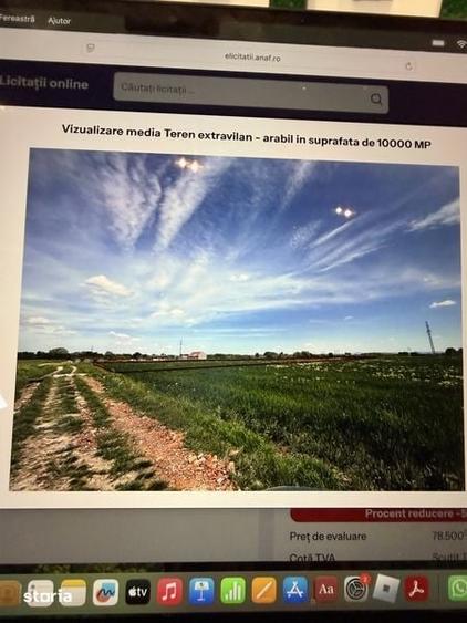 Teren de 10000 mp, în Nord