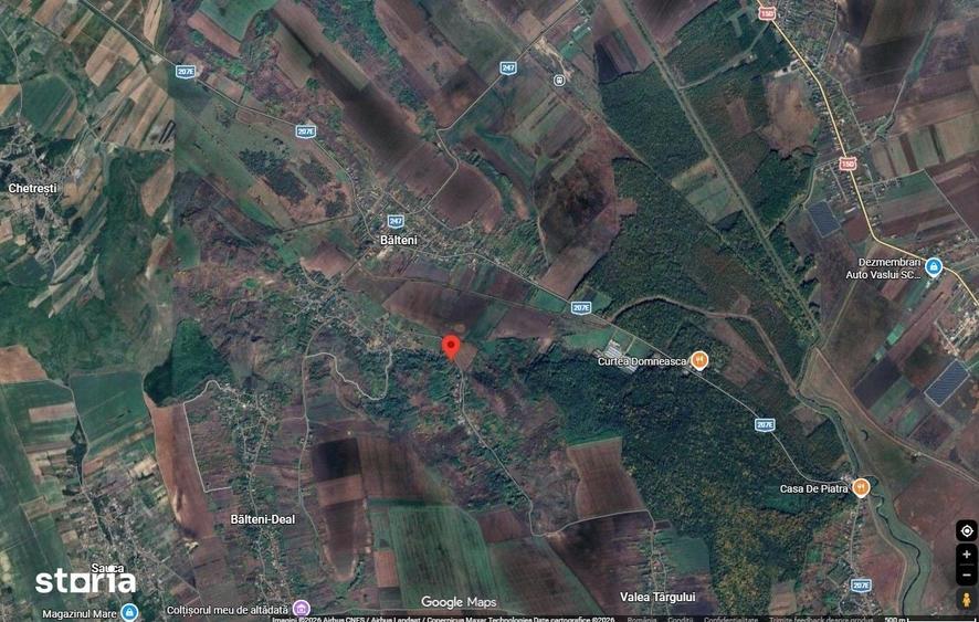 Teren de 4740 mp, în Bălteni
