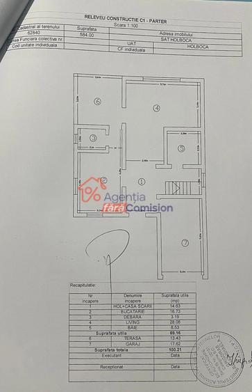 Casă cu Teren 584 Mp în Holboca