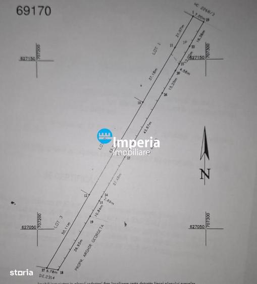 Teren de 1500 mp, în Tomești