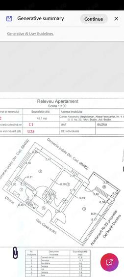 Apartament cu 2 camere decomandat în Micro 5
