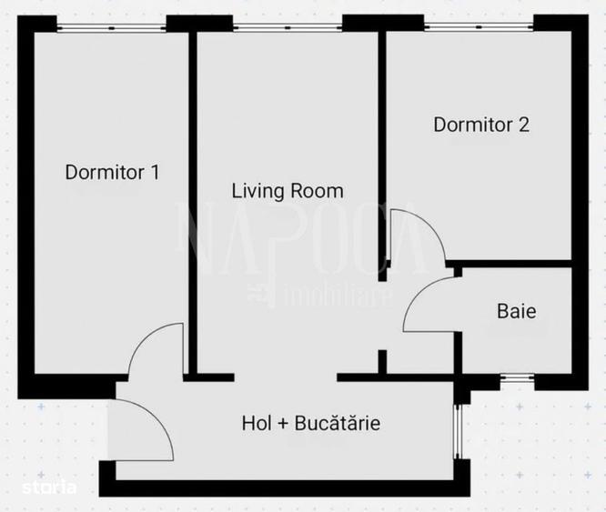 Apartament cu 3 camere în Central