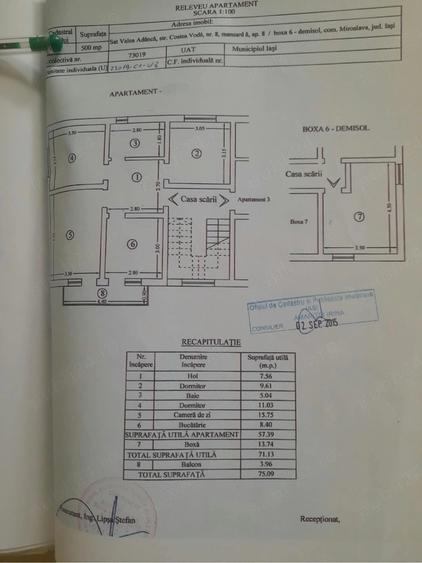 Apartament cu 3 camere decomandat în Valea Adâncă
