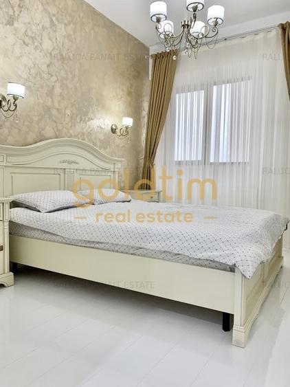 Apartament cu 3 camere semidecomandat, mobilat în Pipera